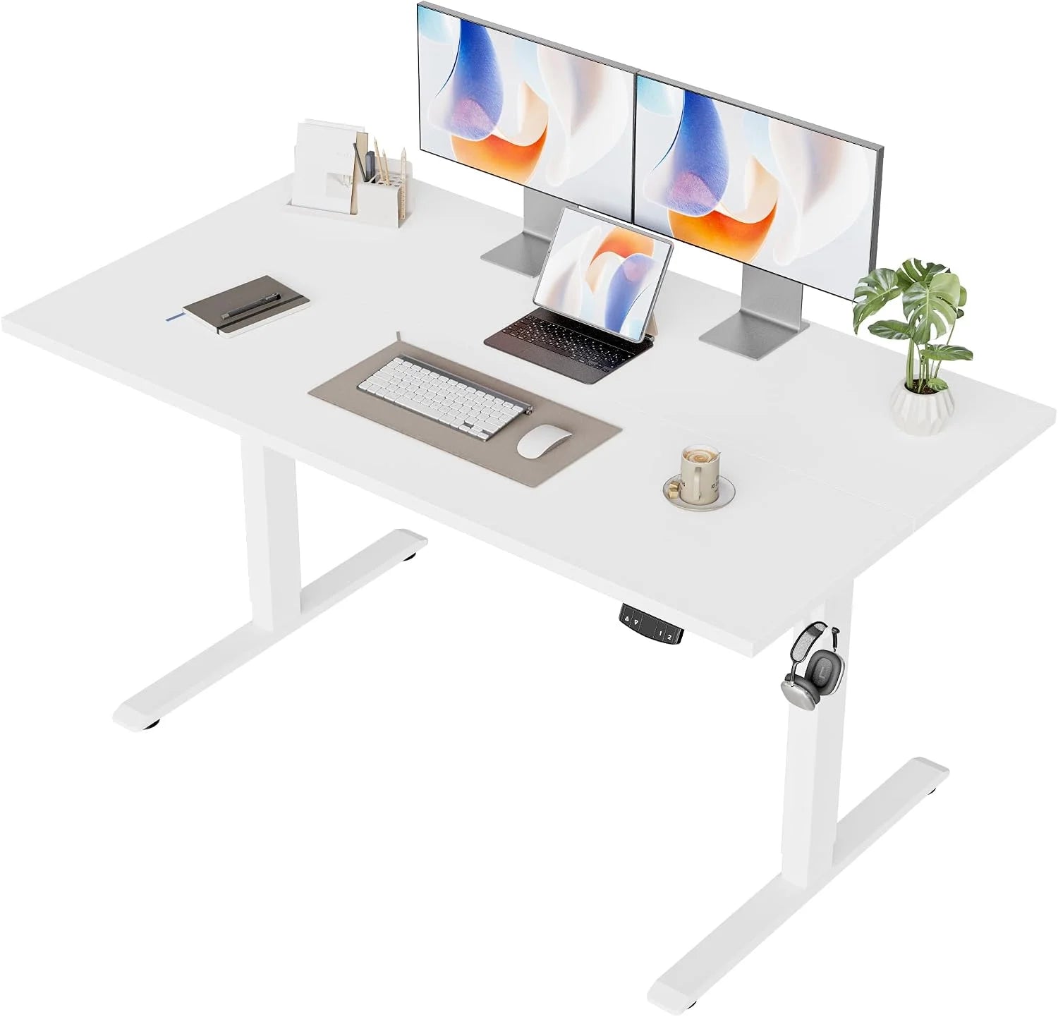 New Arrivals Electric Standing Desk, 48 x 24 Inches Height Adjustable Desk - Image 16