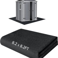 New Arrivals 6x4FT Outdoor Storage Shed Floor Mat, Tent Carpet for Camping Furniture