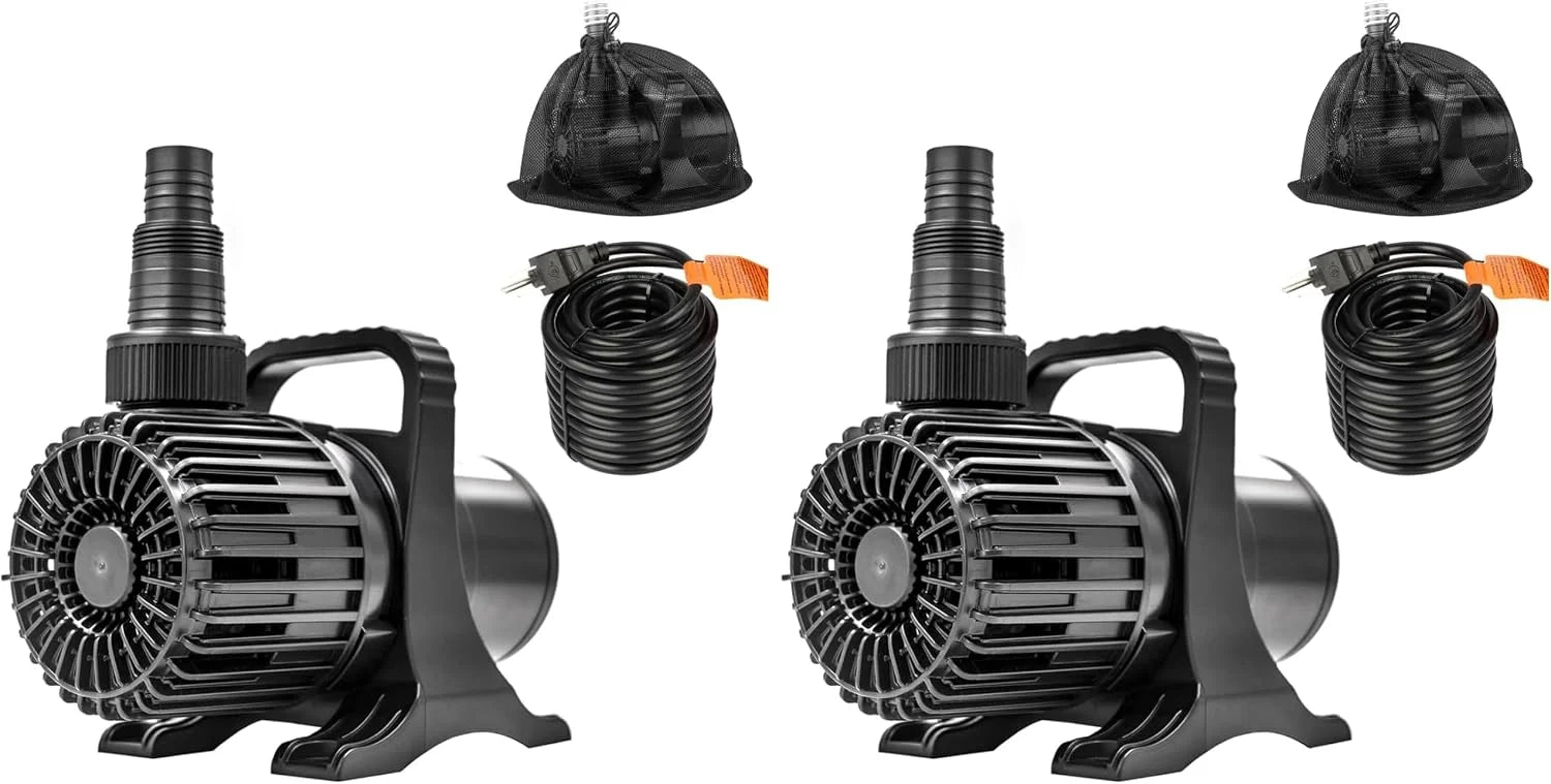 New Arrivals WATER 1800 GPH 100W IPX8 Submersible Small Pond Waterfall Pump, 32.8FT long power cord - Image 5