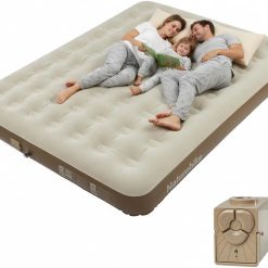 Alternative view of New Arrivals California King Size Air Mattress with Built-in USB Rechargeable Pump, 992 lbs Max Support Inflatable