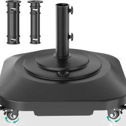 Alternative view of New Arrivals Umbrella Base with Wheels, Umbrella Stand Heavy Duty 100lb Windproof