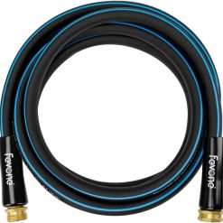 Alternative view of FEVONE Kink Free Garden hose 100 ft, Heavy Duty Water Hose, 5/8 ID, 600 PSI, Solid Brass 3/4 GHT Connectors for Lawn bifanuoyard