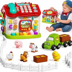 Upgraded Farm Animals for Toddlers 1-3, Multi-Module Educational TV " For Home Projects