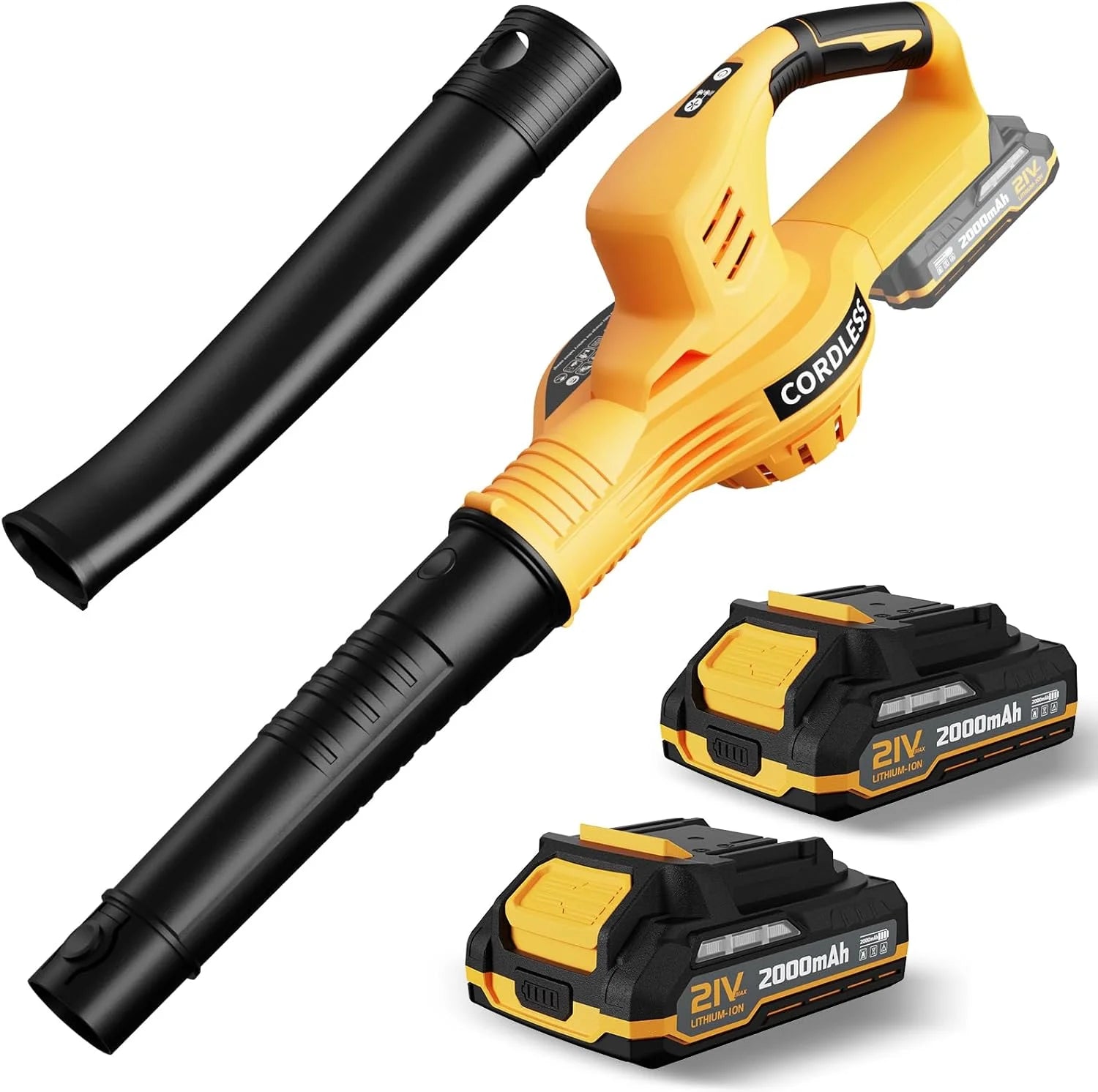 New Arrivals Blower Cordless 21V Electric with 2 Batteries and Charger Lightweight – For Yard Cleanup - Image 4