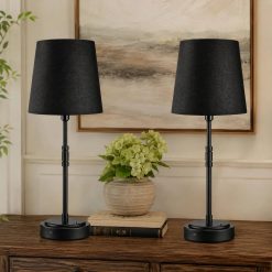 Cordless Table Lamps Set of 2 ¨C Battery Operated Lamp with 7500mAh Rechargeable Battery, Dimmable, Bulb Included bifanuoyard