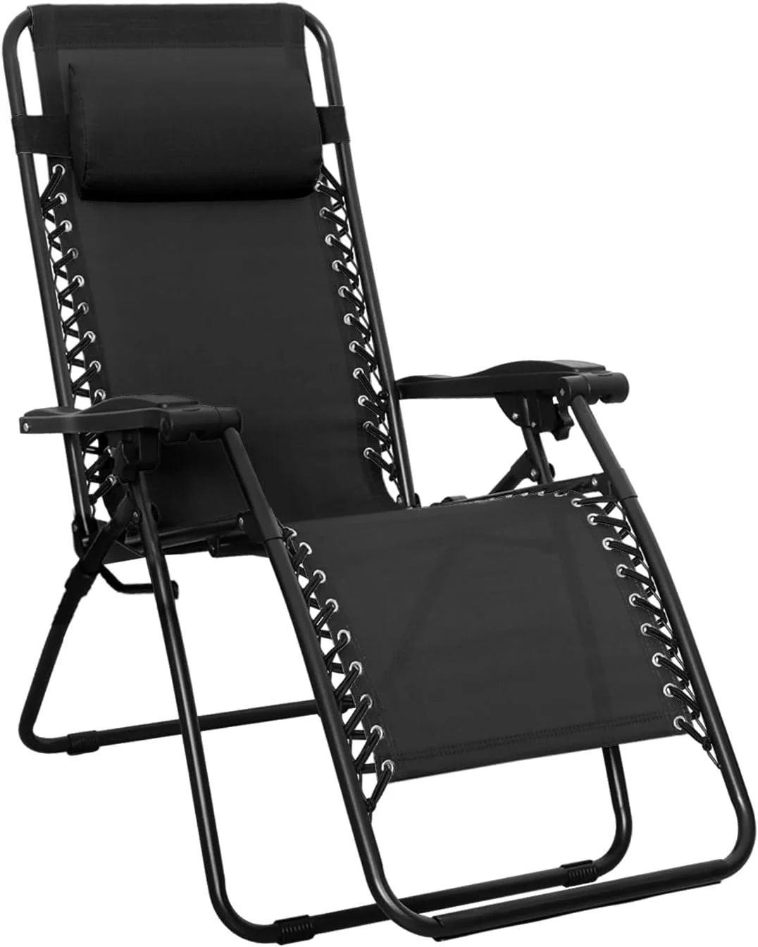 Amazon Basics Zero Gravity Lounge Chair with Pillow, Foldable Outdoor Reclining Chair for Patio and Beach bifanuoyard - Image 3