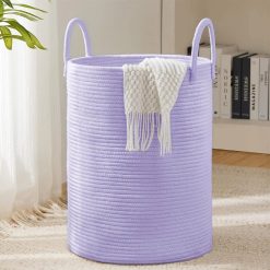 Alternative view of YOUDENOVA Jute Rope Laundry Hamper Basket, 58L Blanket Basket for Nursery, Large Woven Laundry Hamper with Sturdy bifanuoyard
