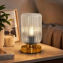 LightRound Cordless Table Lamp, Dimmable, Bulb Included bifanuoyard
