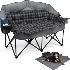 Alternative view of New Arrivals Camping Chair Padded Loveseat Camping Couch, Oversized 2 Person Camp Chairs with 2 in 1 Carry Bag