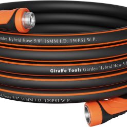 New Arrivals Garden Hose 5/8, Water Hose Heavy Duty, 100ft Male to Female Fittings, Burst 600 PSI