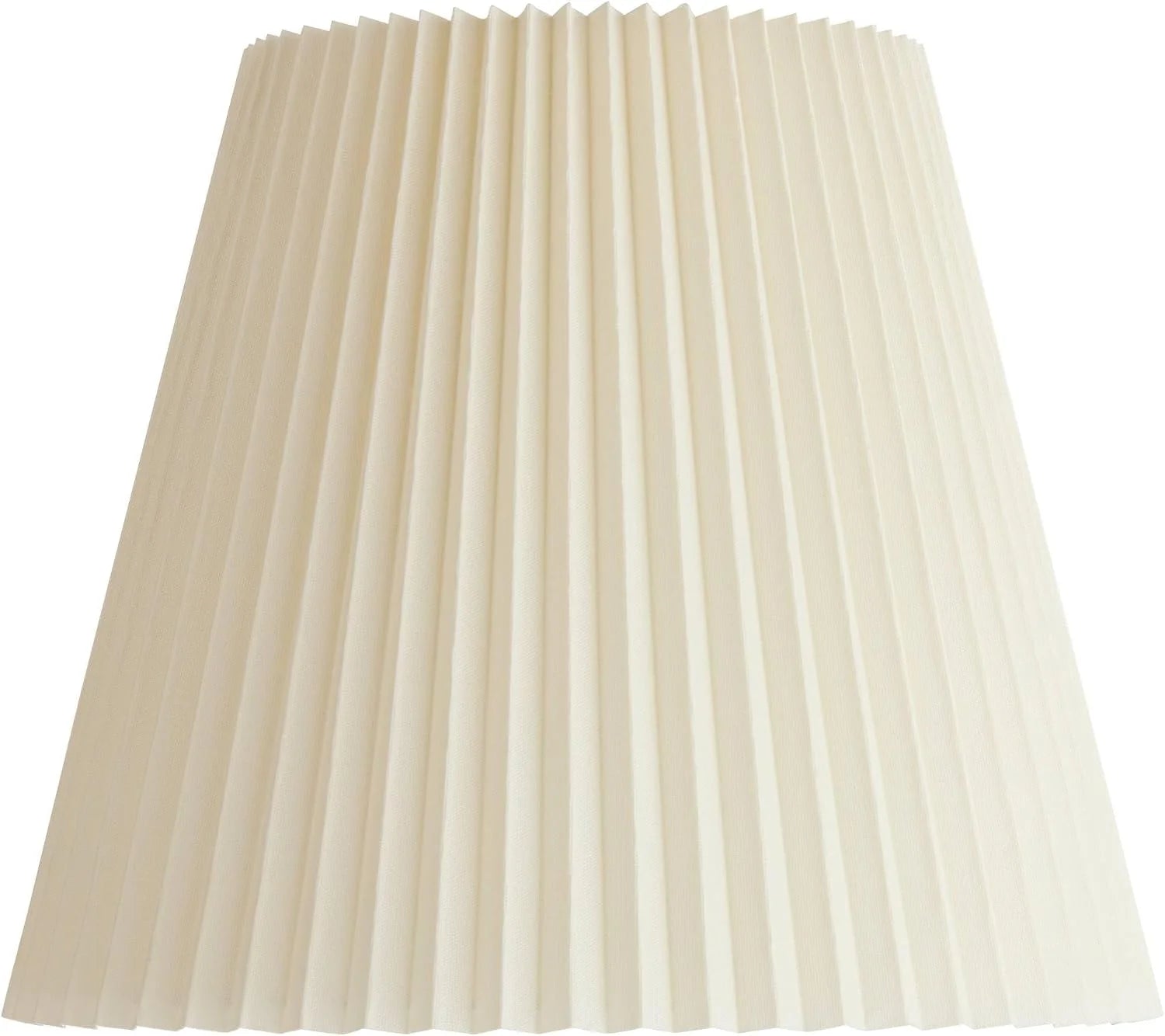 10 Top x 17 Bottom x 14 1/2 High x 14 3/4 Slant Lamp Shade (Pre-Assembled) Replacement Large Ivory White Bell Round bifanuoyard - Image 5
