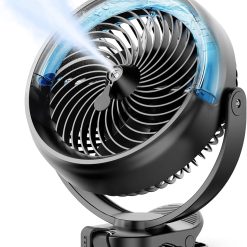 Alternative view of New Arrivals Koonie 8" 10000mAh Battery Operated Misting Fan with Max. 48 Hrs Runtime