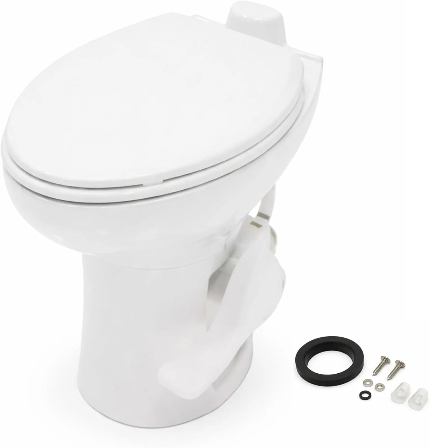 SEAFLO RV Toilet, 18.4 Residential Height, Fits Most RVs (9.5 Rough-In), 2-Bolt Mount, SFRTPH-01-01 bifanuoyard - Image 3