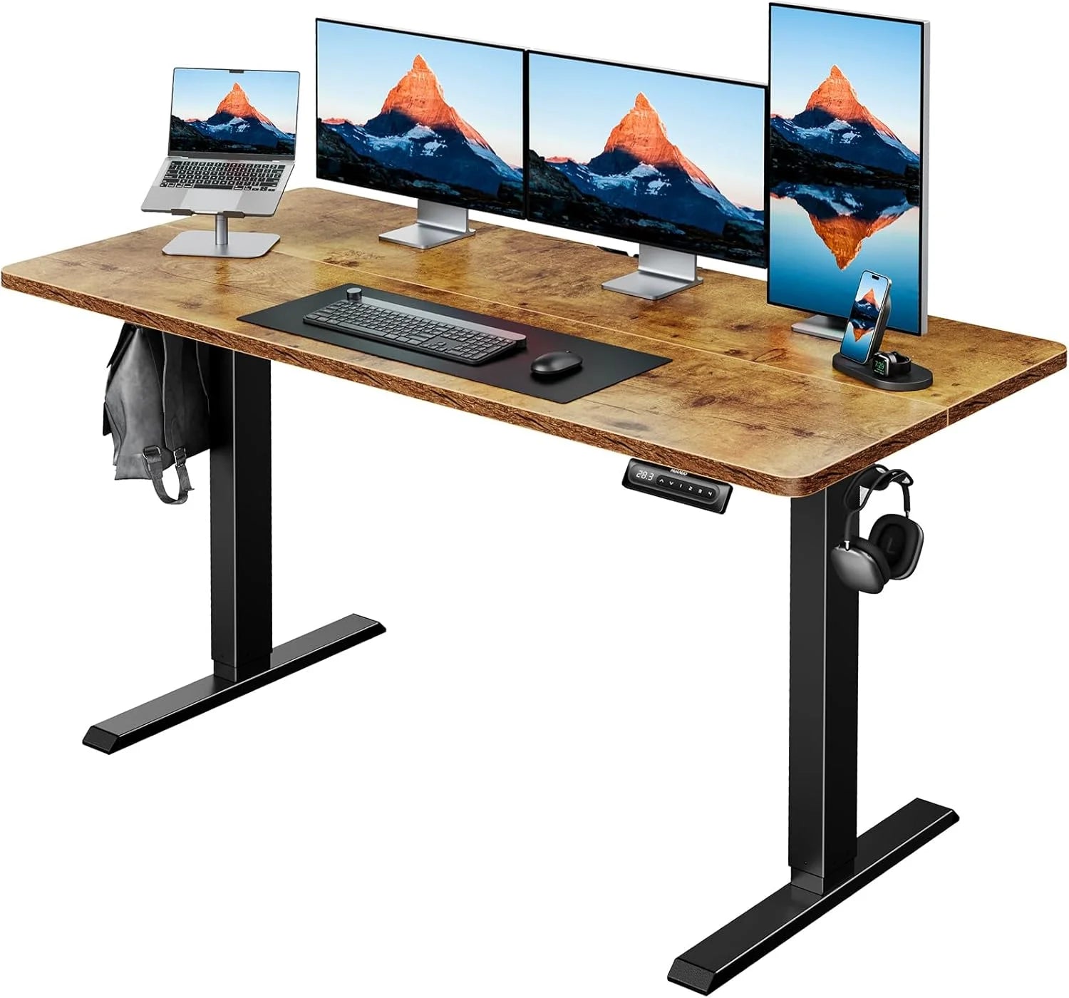 HUANUO 32 Small Electric Standing Desk Adjustable Height, 4 Memory Height Settings bifanuoyard - Image 28