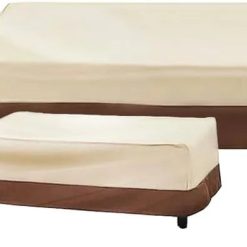 loriano Patio Furniture Cover Set, 4 Piece Outdoor Furniture Cover Waterproof, 600D Heavy Duty Lawn Patio Set Covers